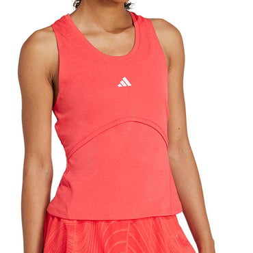 Women`s Climacool Pro Y Tennis Tank Semi Lucid Red ADIDAS