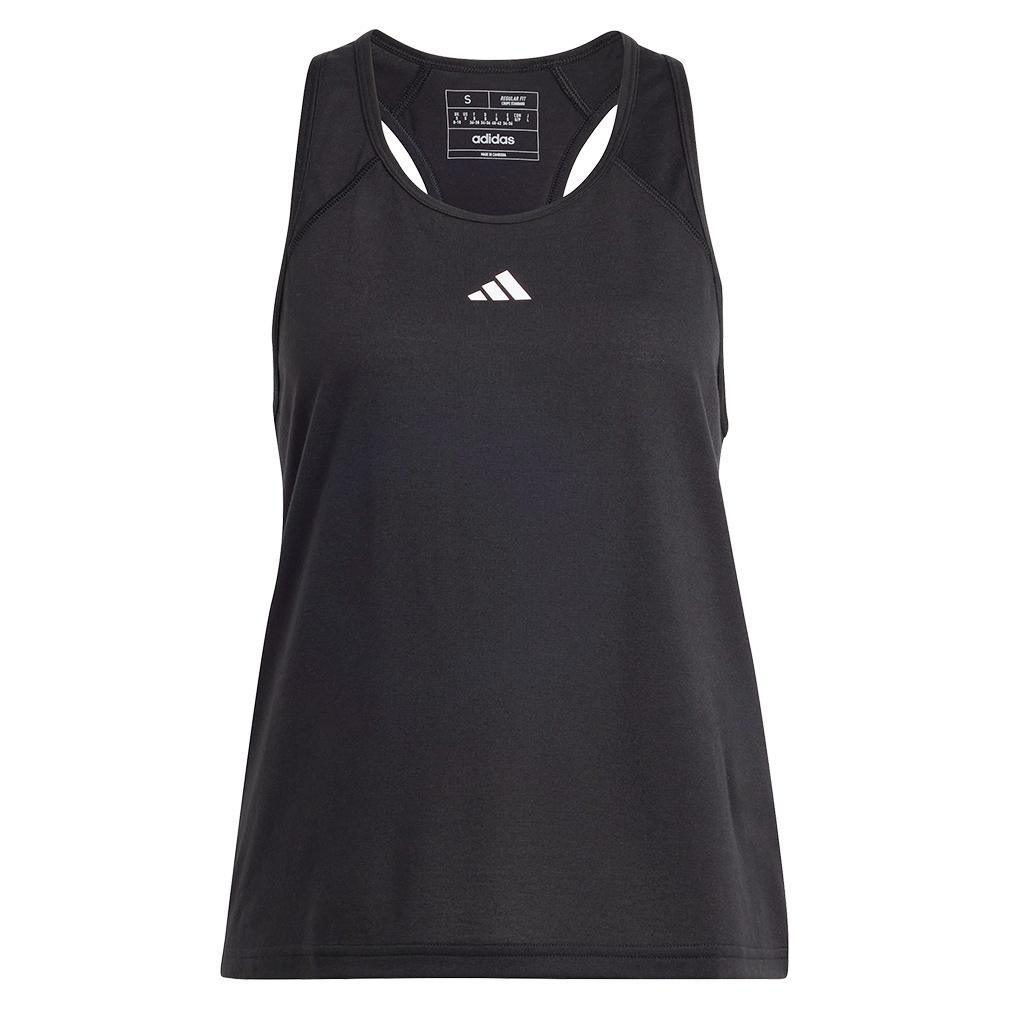 Women's Minimal Essential Branding Tank Black Womens Apparel ADIDAS M