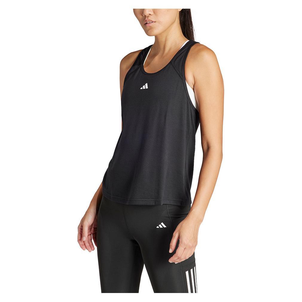 Women's Minimal Essential Branding Tank Black Womens Apparel ADIDAS XL