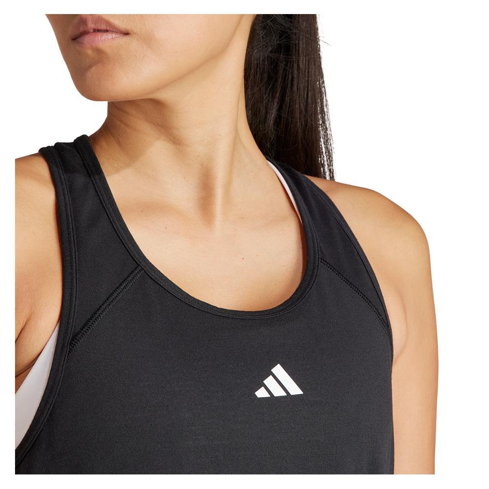 Women's Minimal Essential Branding Tank Black Womens Apparel ADIDAS L
