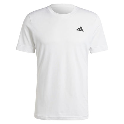Men's Freelift Tennis Top White Tournament Gear ADIDAS M