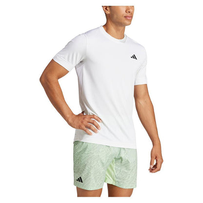 Men's Freelift Tennis Top White Tournament Gear ADIDAS