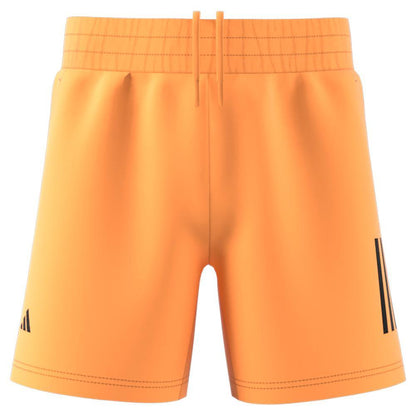 Boys` Club 3 Stripe Tennis Short Hazy Orange Flash Apparel Sale ADIDAS