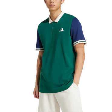 Men`s Heritage Tennis Polo Collegiate Green ADIDAS