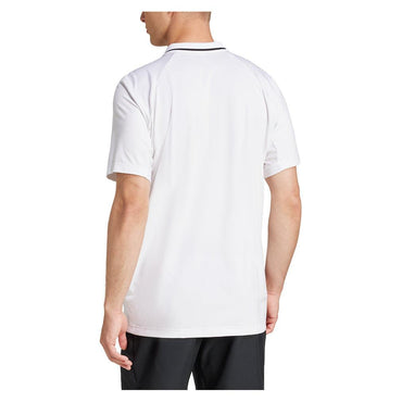 Men`s Club Pique Tennis Polo White MENS APPAREL ADIDAS