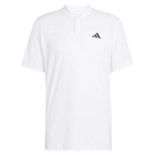 Men`s Club Climacool Henley Tennis Top White MENS APPAREL ADIDAS XS White