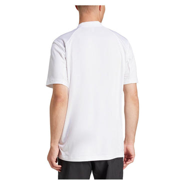 Men`s Club Climacool Henley Tennis Top White MENS APPAREL ADIDAS