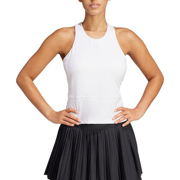 Women`s Climacool Mid Length Y Tennis Tank White ADIDAS