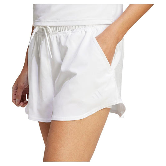 Women`s Club Tennis Shorts White ADIDAS White 2XS