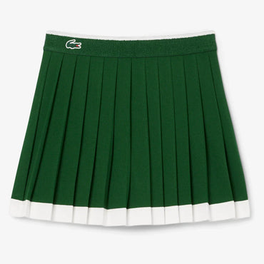 Women`s Heritage Tennis Skort LACOSTE 2(EUR34) HII_VERT/FARINE