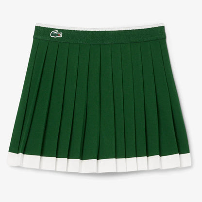 Women`s Heritage Tennis Skort LACOSTE 2(EUR34) HII_VERT/FARINE