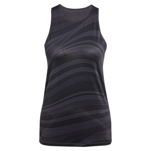 Women`s Club Graphic Tennis Tank Carbon ADIDAS Carbon 2XS