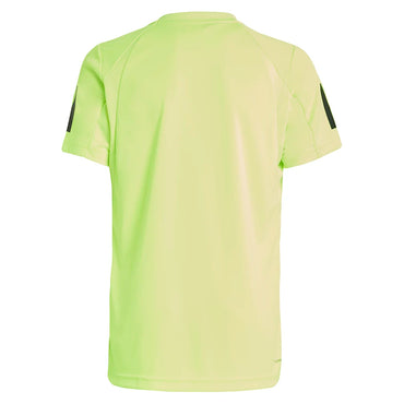 Boys' Club 3 Stripe Tennis Tee Lucid Lemon ADIDAS