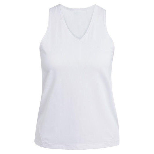 Women`s Club V-Neck Tennis Tank White ADIDAS White XS