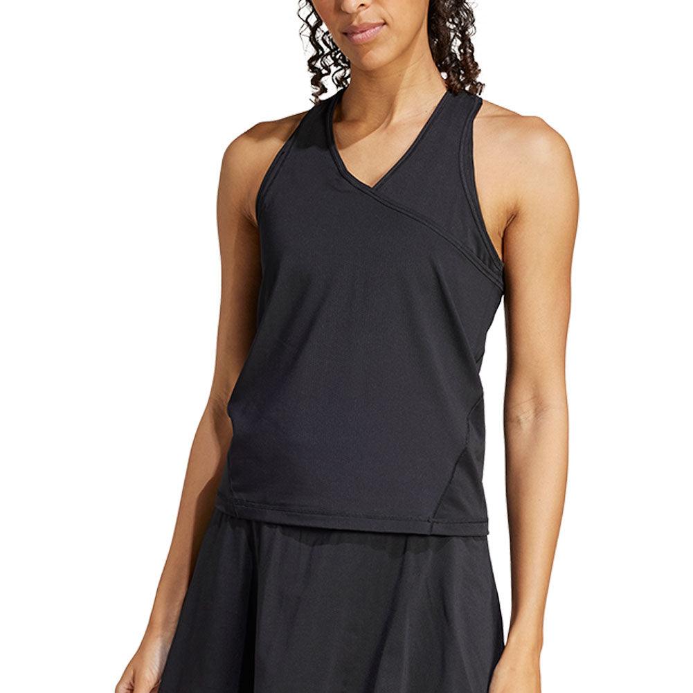 Women`s Club V-Neck Tennis Tank Black ADIDAS Black S