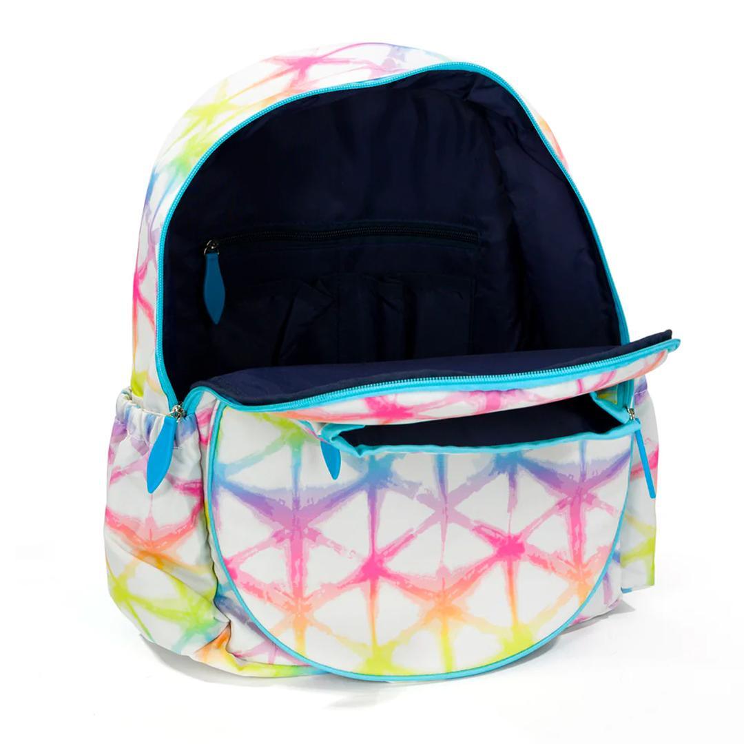Juniors' Love Tennis Backpack Rainbow Shibori Gifts AME AND LULU