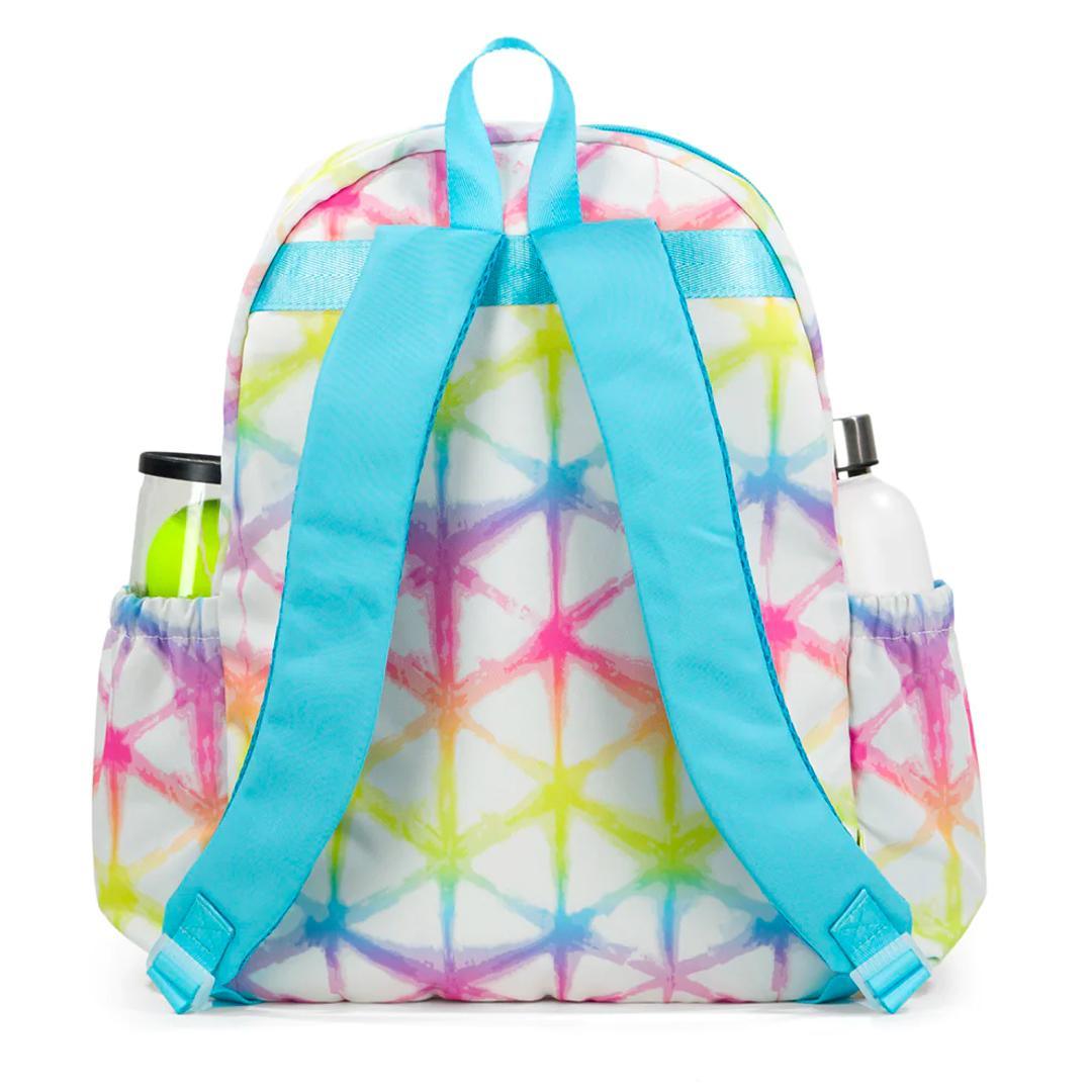 Juniors' Love Tennis Backpack Rainbow Shibori Gifts AME AND LULU