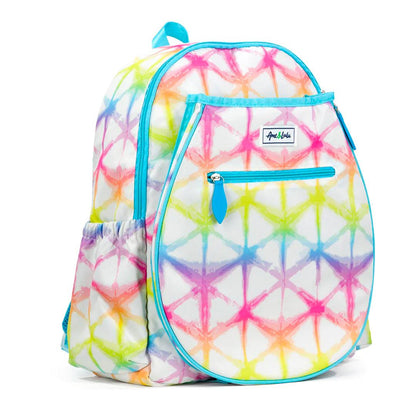 Juniors' Love Tennis Backpack Rainbow Shibori Gifts AME AND LULU
