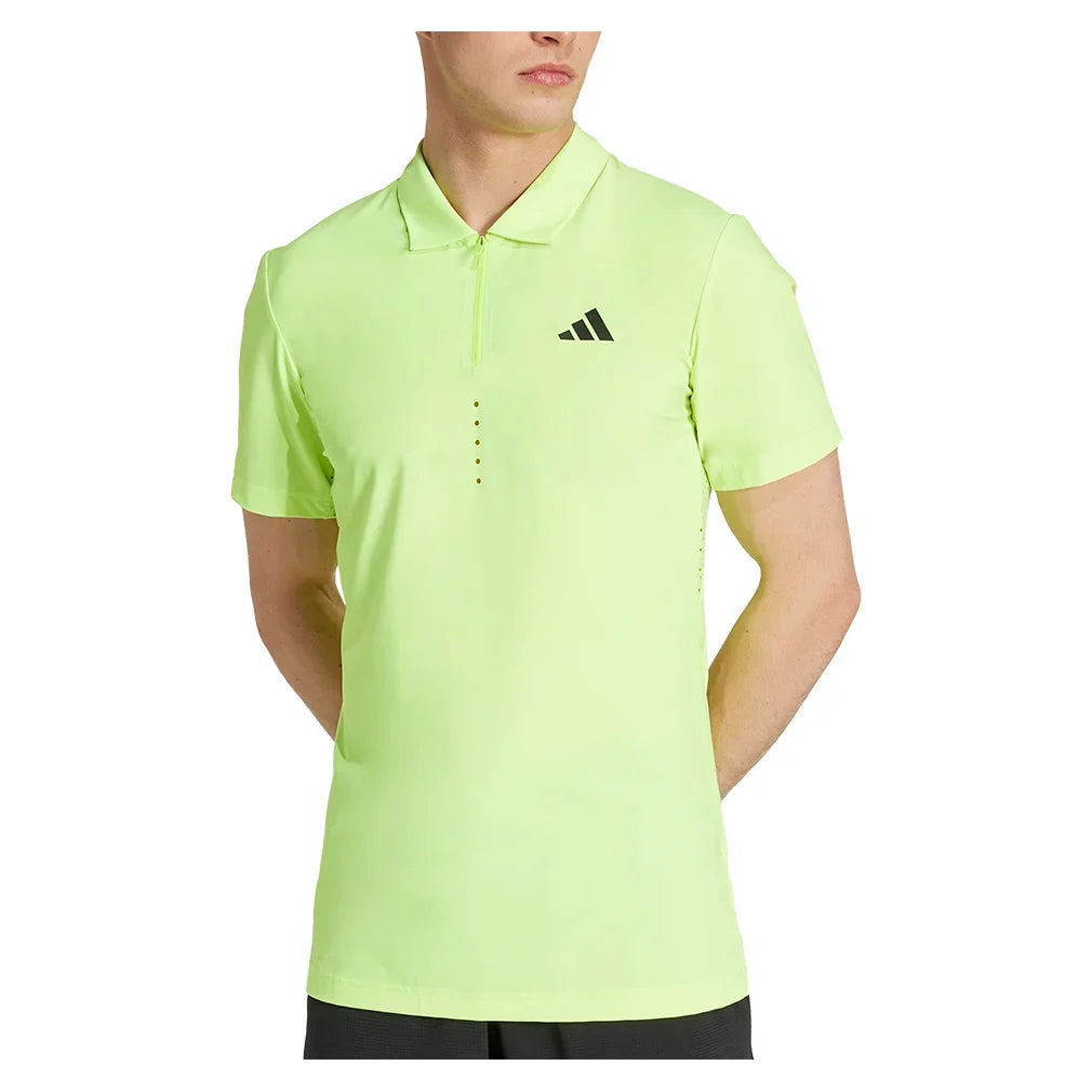 Men`s Freelift Pro Tennis Polo Lucid Lemon ADIDAS