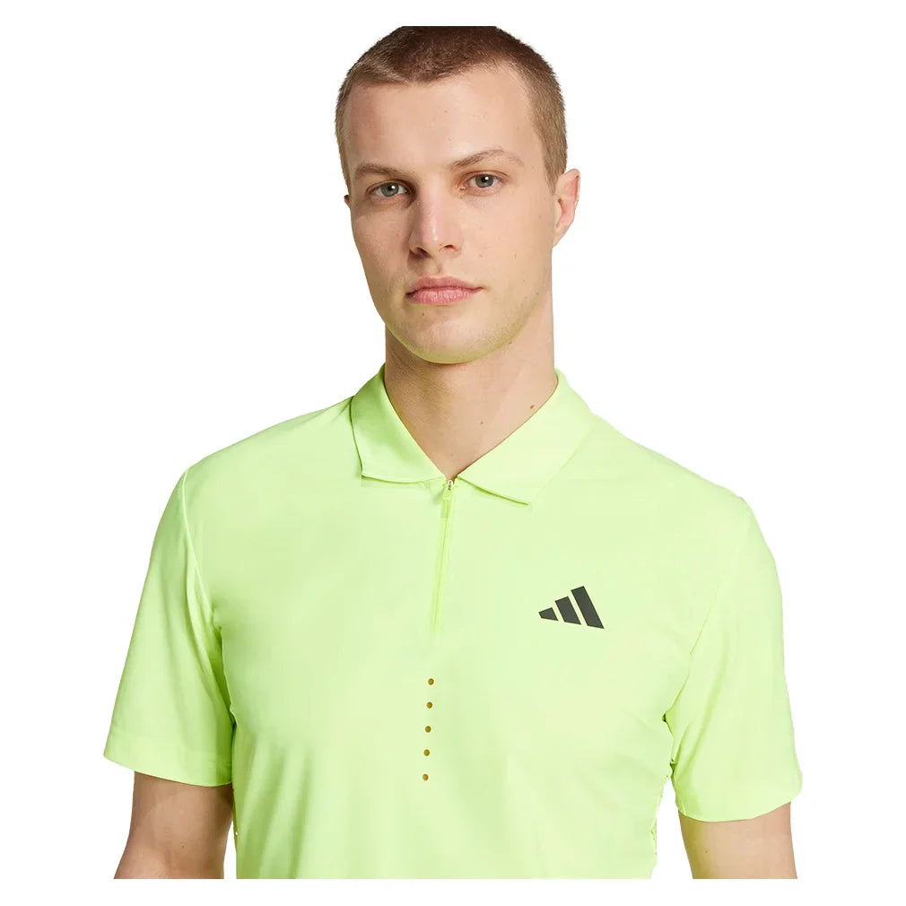 Men`s Freelift Pro Tennis Polo Lucid Lemon ADIDAS