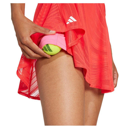 Women`s Climacool Tennis Onesie and Skirt Lucid Pink and Semi Lucid Red ADIDAS