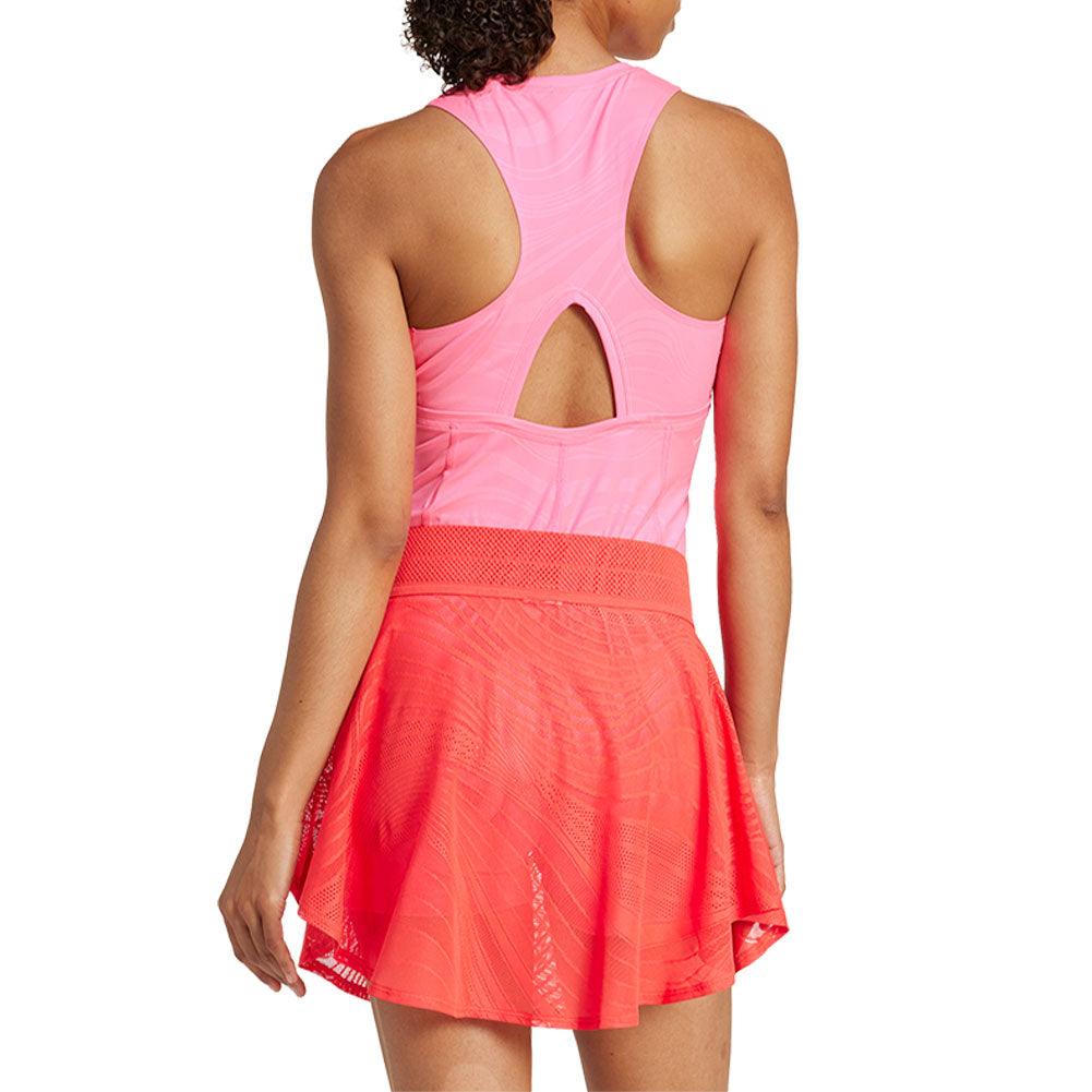 Women`s Climacool Tennis Onesie and Skirt Lucid Pink and Semi Lucid Red ADIDAS