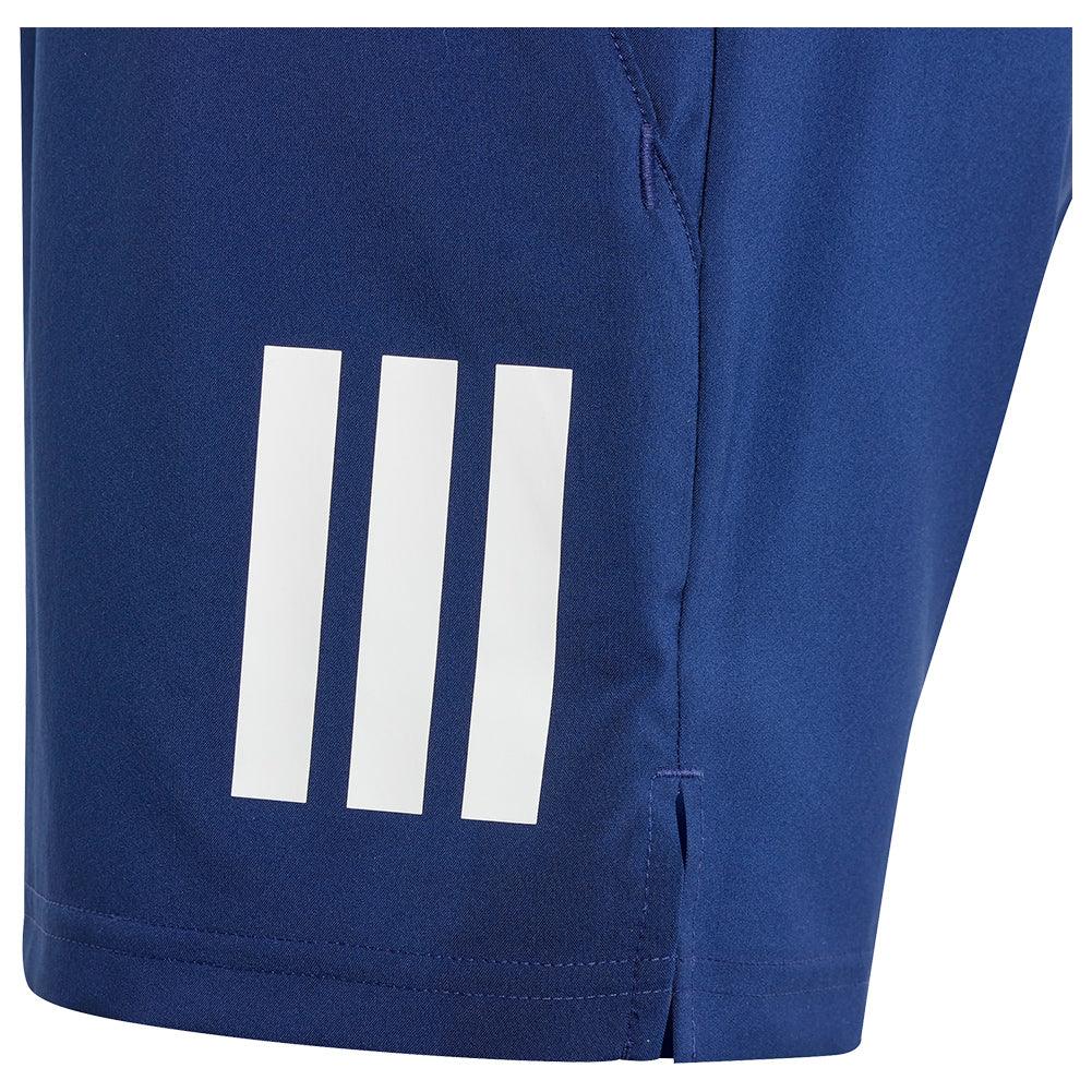 Boys' Club 3 Stripe Tennis Short Dark Blue ADIDAS