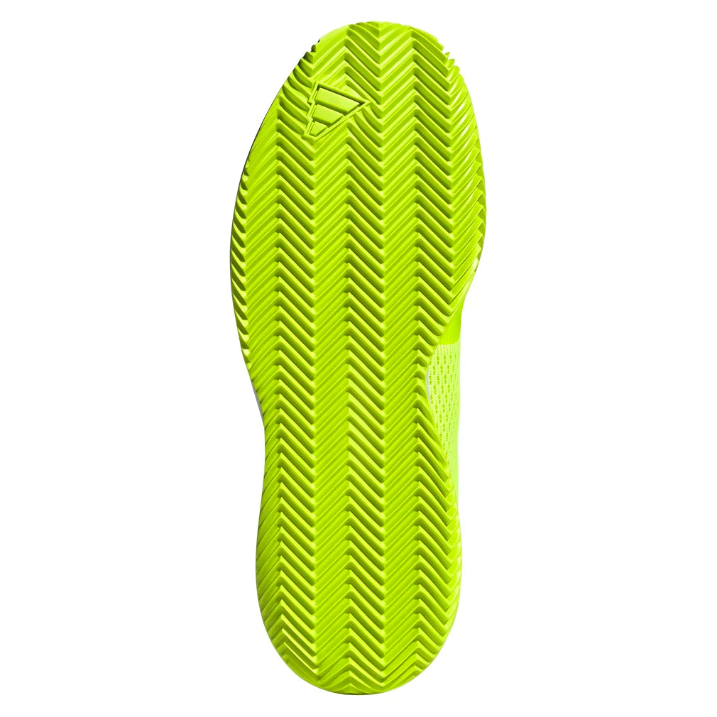 Men`s Courtflash Speed 2 Tennis Shoes Lucid Lemon and Core Black ADIDAS