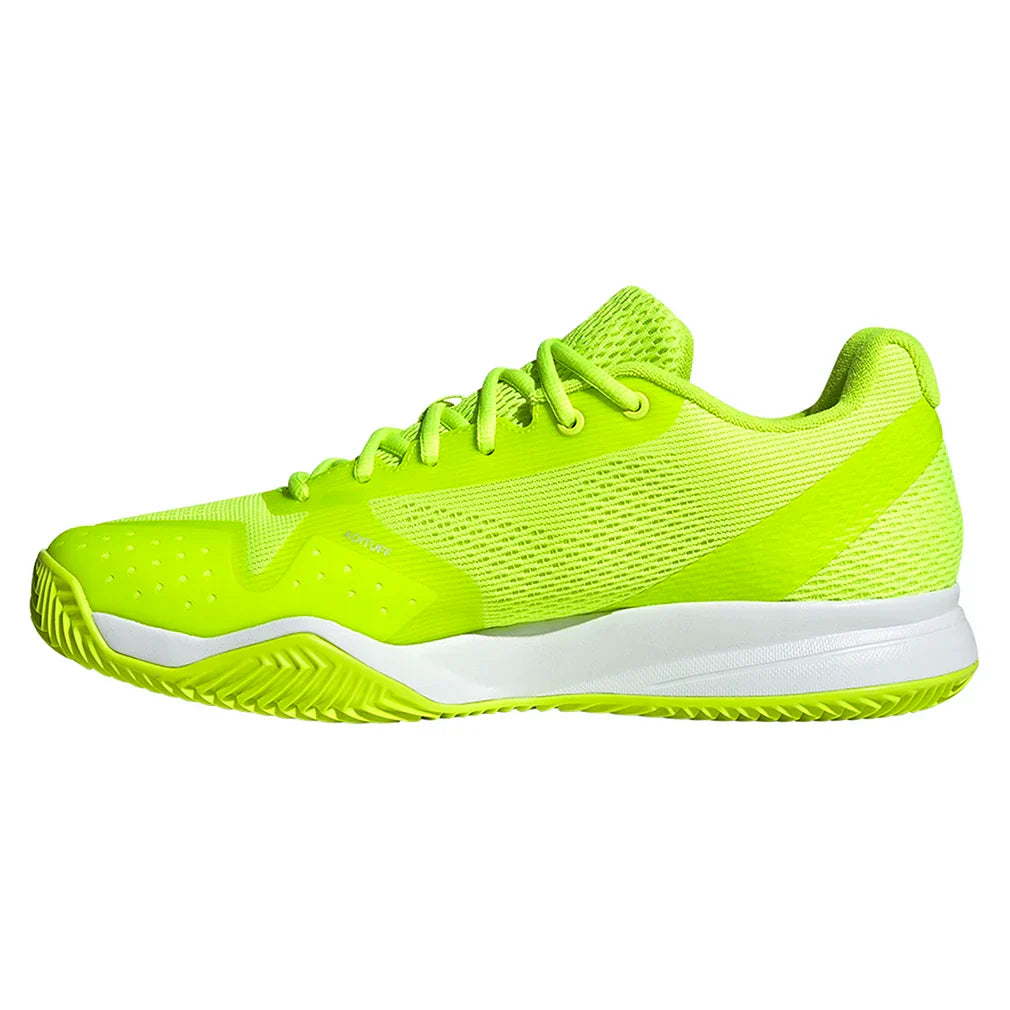 Men`s Courtflash Speed 2 Tennis Shoes Lucid Lemon and Core Black ADIDAS