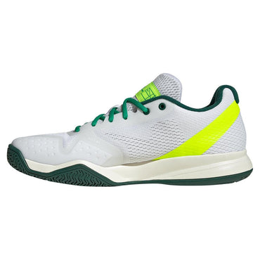 Men`s Courtflash Pickleball Shoes Core Black and Collegiate Green ADIDAS