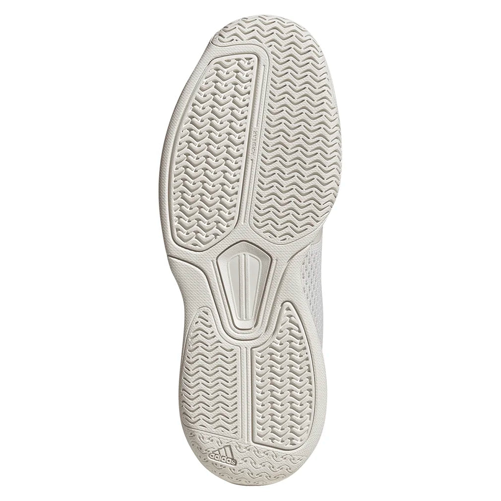 Women`s Courtflash Pickleball Shoes White and Lucid Pink ADIDAS