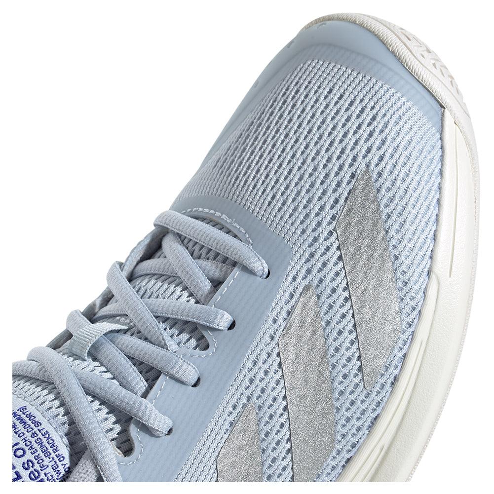 Women`s Courtflash Pickleball Shoes Halo Blue and Lucid Blue ADIDAS