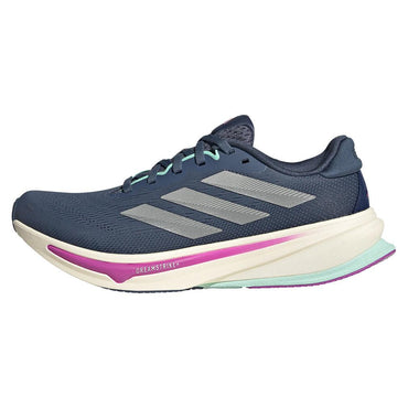 Women`s Supernova Rise 2 Running Shoes Preloved Ink and Matte Silver ADIDAS