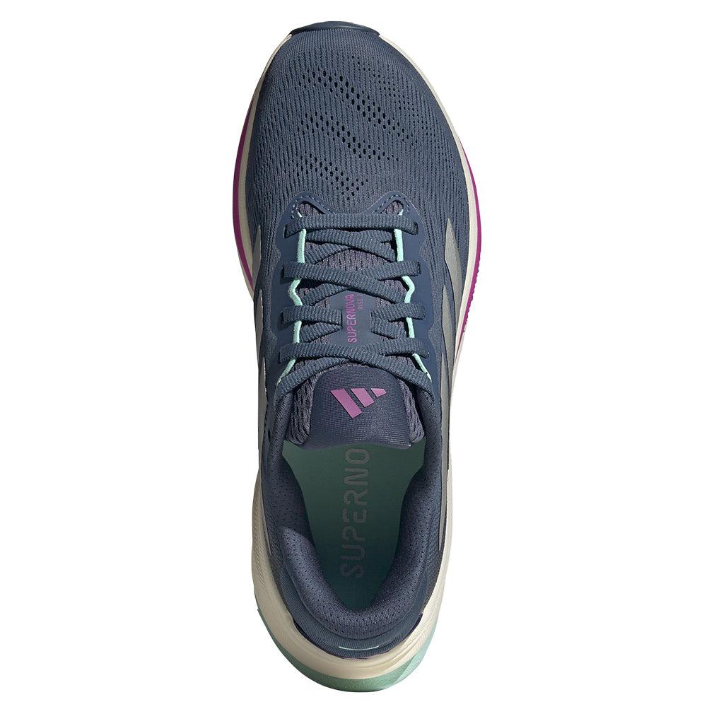Women`s Supernova Rise 2 Running Shoes Preloved Ink and Matte Silver ADIDAS