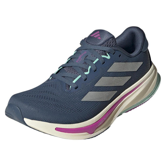 Women`s Supernova Rise 2 Running Shoes Preloved Ink and Matte Silver ADIDAS 6 Blue