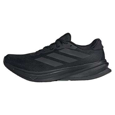 Men`s Supernova Rise 2 Running Shoes Core Black and Carbon ADIDAS