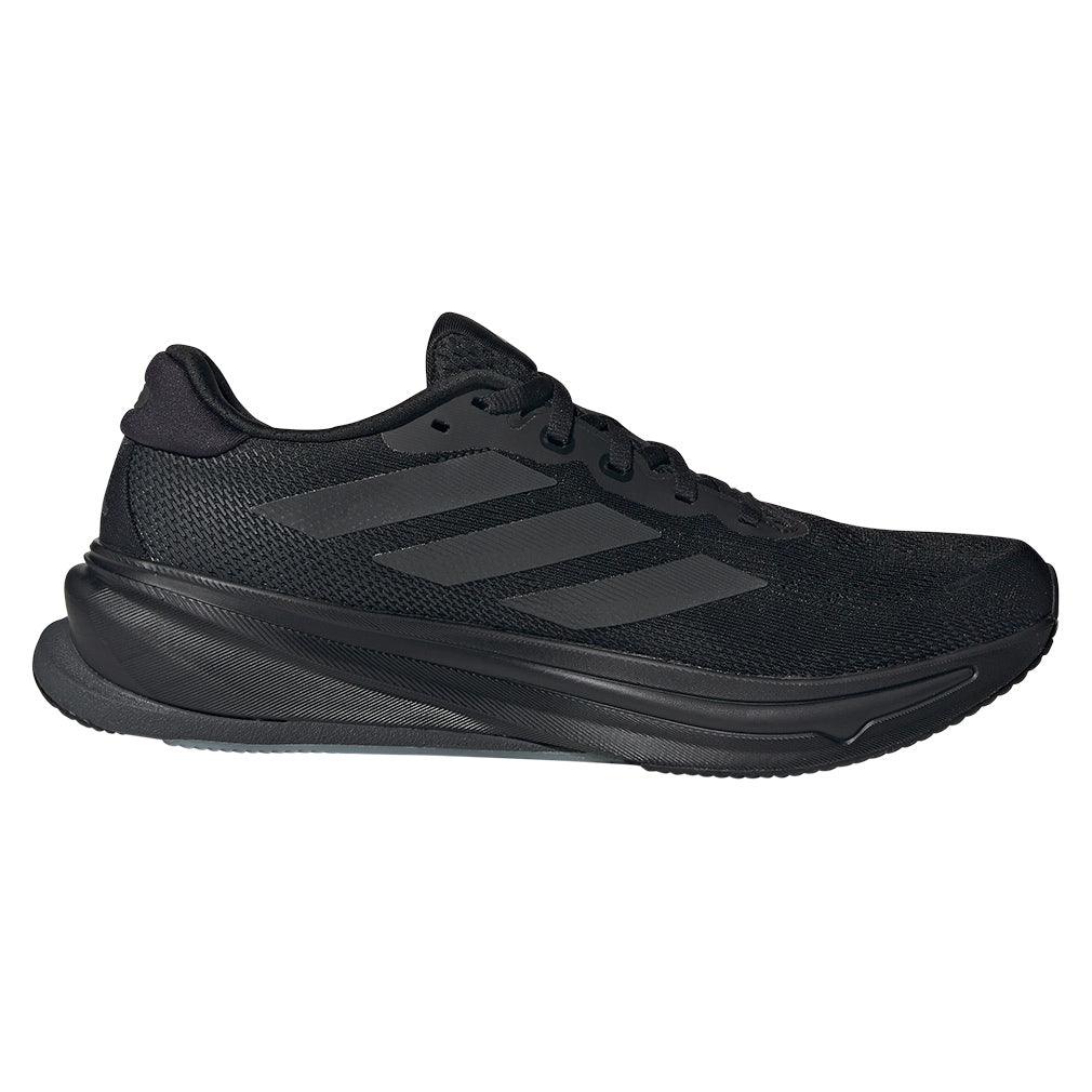 Men`s Supernova Rise 2 Running Shoes Core Black and Carbon ADIDAS