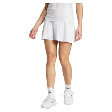 Women`s Club Graphic Tennis Skort White and Dash Grey ADIDAS