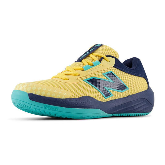 Juniors` 996v6 Tennis Shoes Clementine and Navy NEW BALANCE Orange 1Y