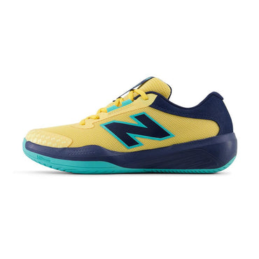 Juniors` 996v6 Tennis Shoes Clementine and Navy NEW BALANCE