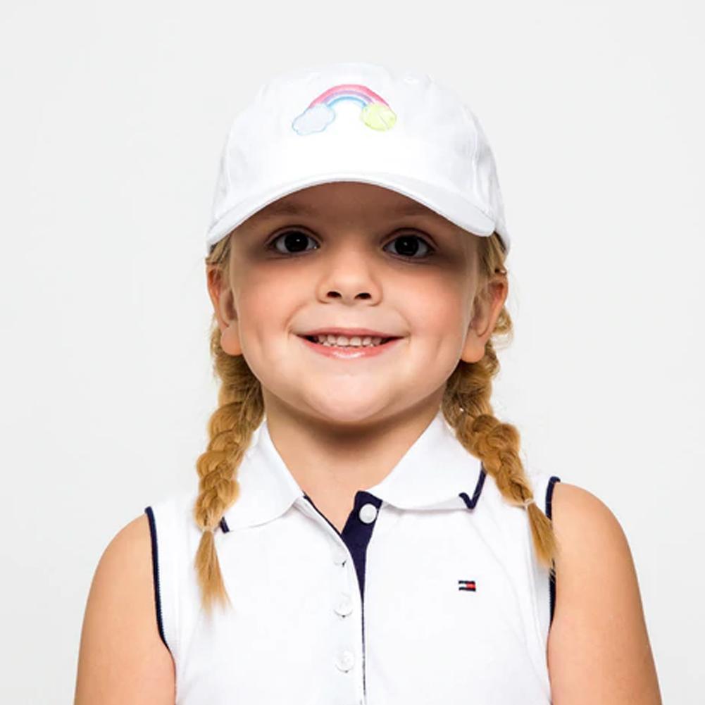 Kids` Tennis Camper Hat Pastel Rainbow Holiday Gifts AME AND LULU