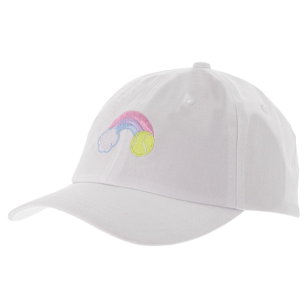 Kids` Tennis Camper Hat Pastel Rainbow Holiday Gifts AME AND LULU