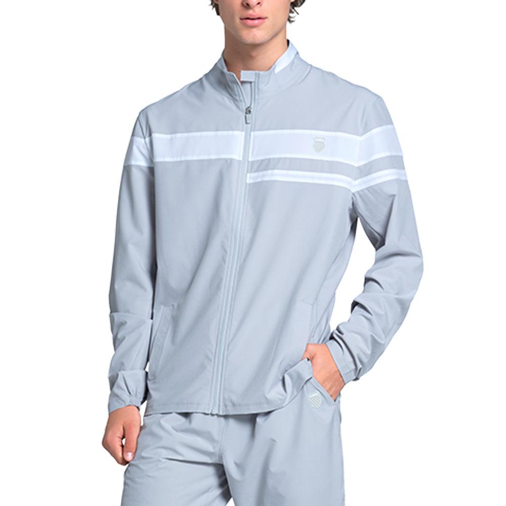 Men`s Ripstop Tennis Jacket Zinc K-SWISS S Grey