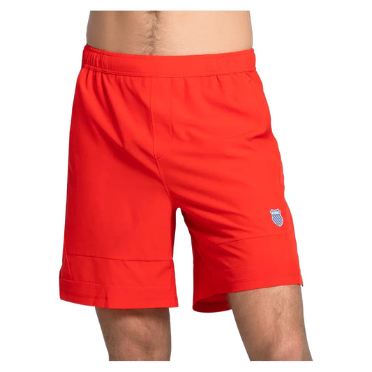 Men`s Ripstop 7 Inch Tennis Short Spicy K-SWISS S