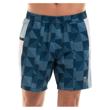 Men's Blue Heat 7 Inch Tennis Short Orion Shop By Player K-SWISS XL