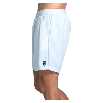 Men`s Voyager 7 Inch Tennis Short White K-SWISS