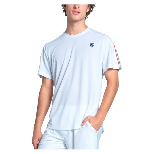 Men`s Artemis Short Sleeve Tennis Top Spicy K-SWISS S