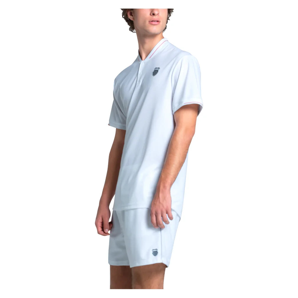 Men`s Endeavour Short Sleeve Tennis Top White K-SWISS