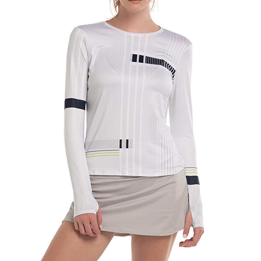 Women's Accelerate Long Sleeve Tennis Top Meteorite Womens Apparel K-SWISS