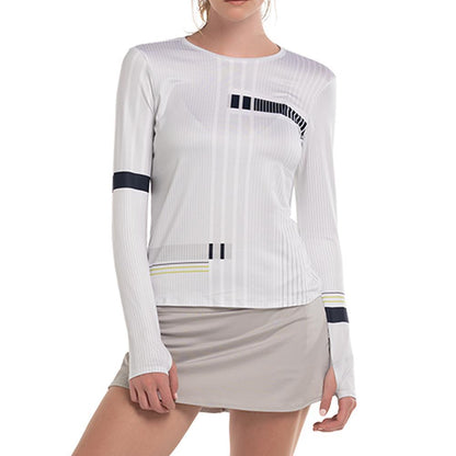 Women's Accelerate Long Sleeve Tennis Top Meteorite Womens Apparel K-SWISS